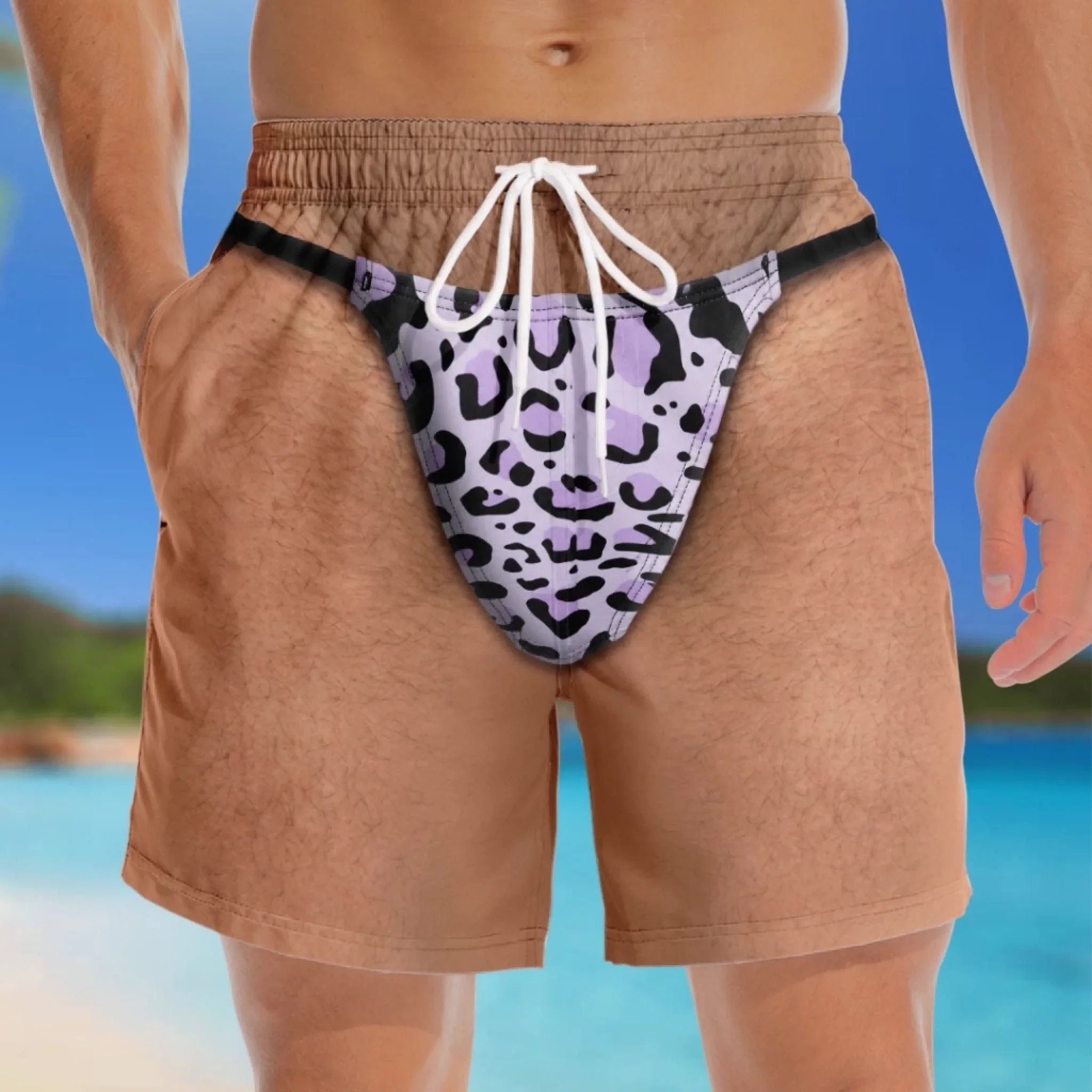 Custom Funny Men Swim Trunks - Personalized Summer Vacation And Travel Gifts For Men - My Style