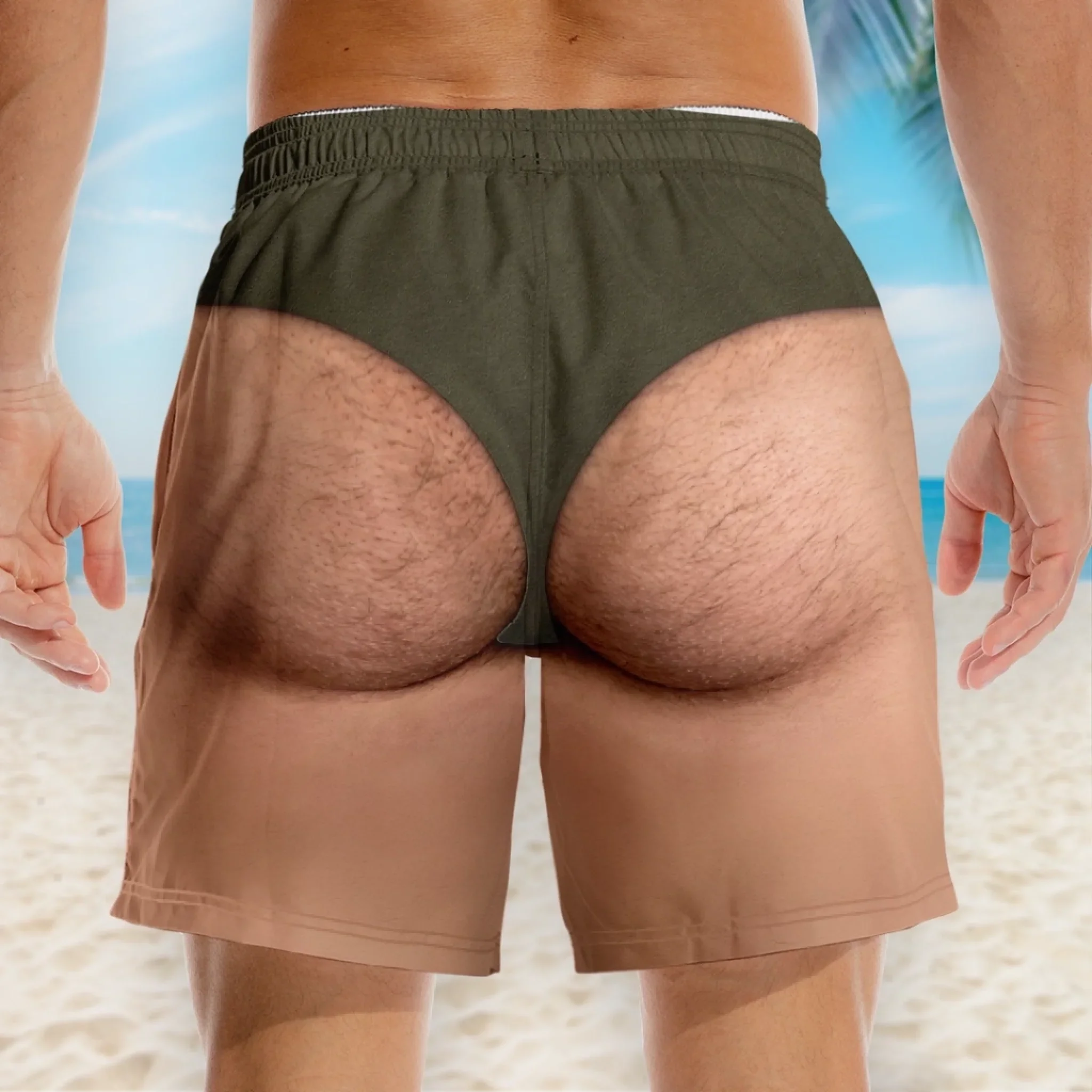 Custom Funny Men Swim Trunks - Personalized Summer Vacation And Travel Gifts For Men - Style Over Rules