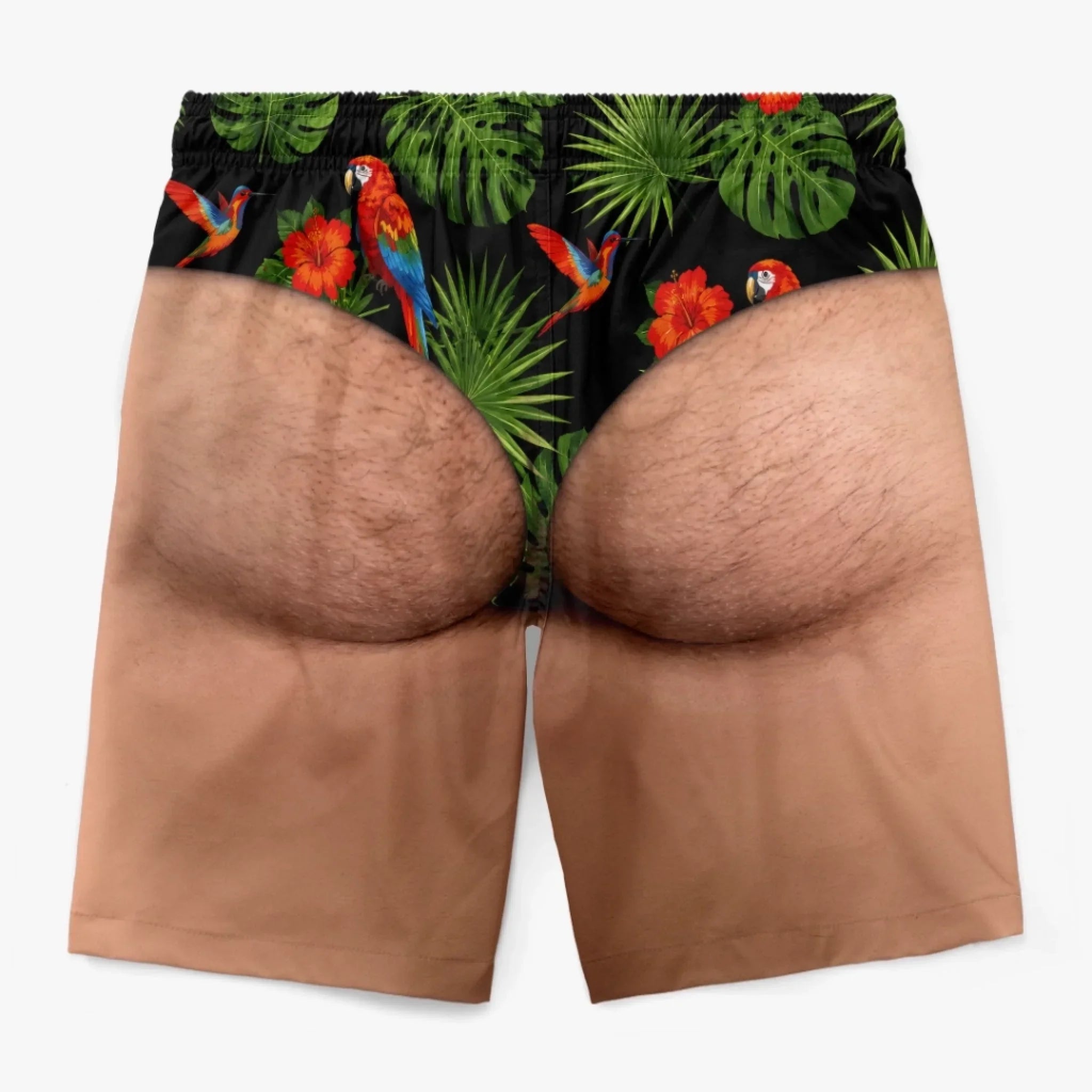 Custom Funny Men Swim Trunks - Personalized Summer Vacation And Travel Gifts For Men - Looking Good Naturally