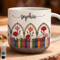 Custom Pottery Mug - Personalized Bookish Gifts For Book Lovers, Bookworms, Readers - Bloom Through Books
