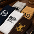 Custom Embroidered Socks - Personalized Groomsmen Proposal Wedding Gifts For Him, Son, Groomsmen - Suit Up Boys