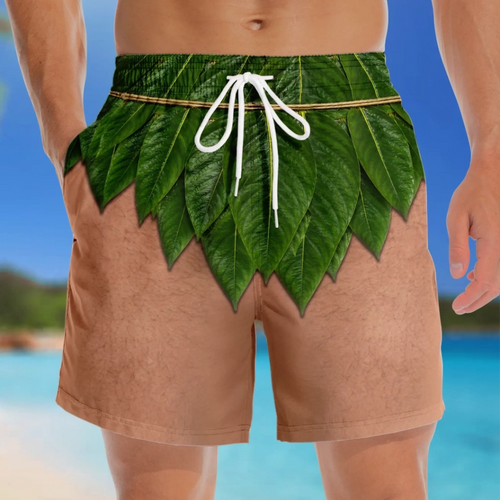 Custom Funny Men Swim Trunks - Personalized Summer Vacation And Travel Gifts For Men - Maximum Confidence