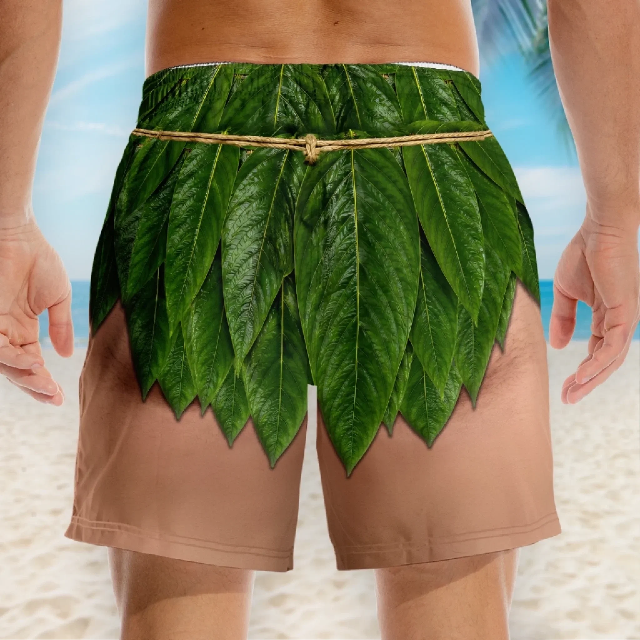 Custom Funny Men Swim Trunks - Personalized Summer Vacation And Travel Gifts For Men - Maximum Confidence