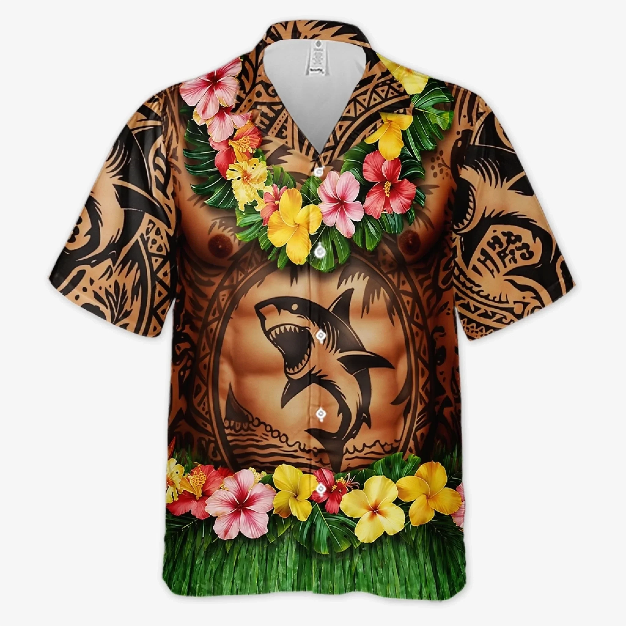Custom Funny Unisex Tropical Hawaiian Aloha Shirt - Personalized Summer Vacation And Travel Gifts For Men - Aloha Trouble