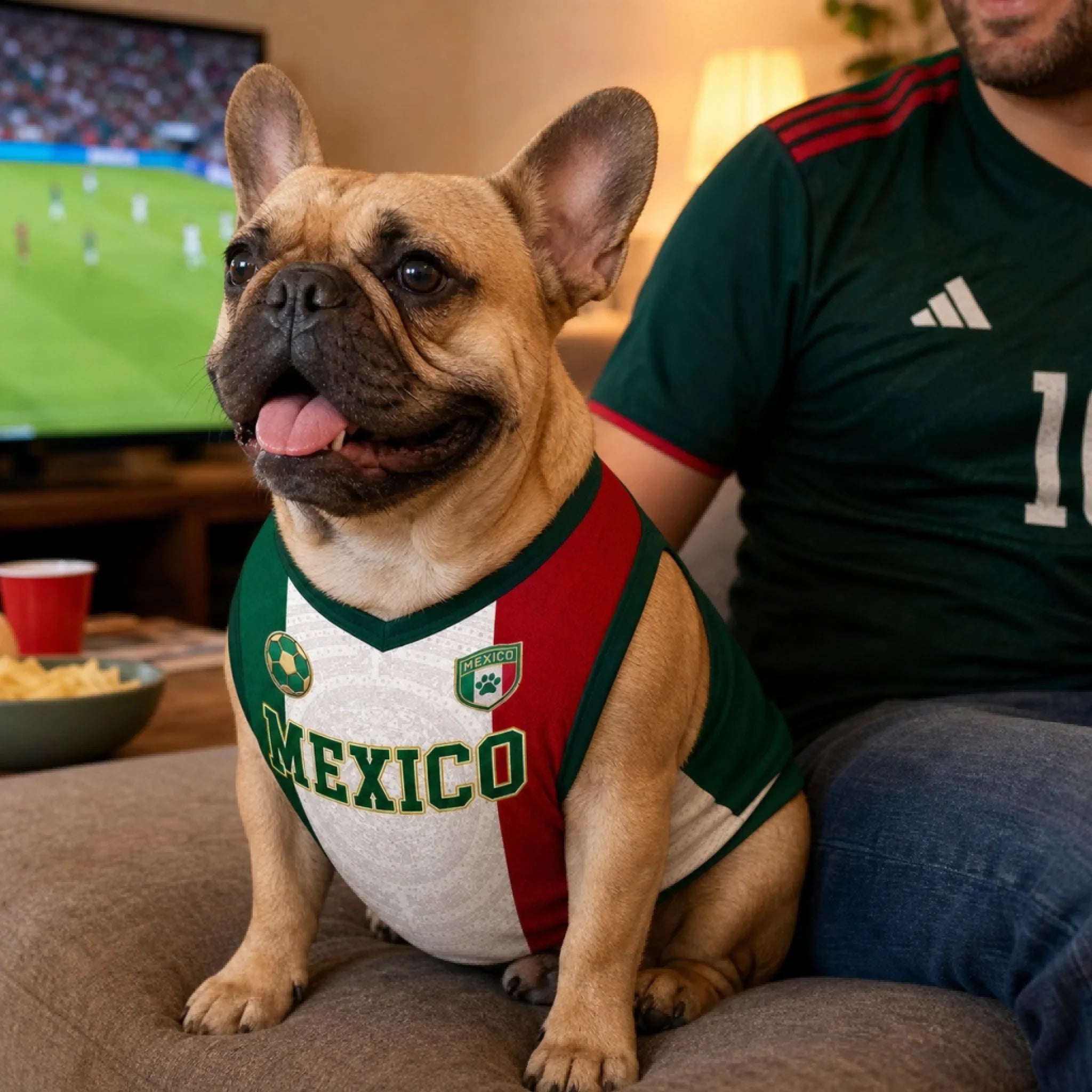 Custom Mexico World Football Pet Jersey - Personalized Birthday Gifts For Football Dog Cat Lovers, Dog Dad And Mom, Cat Owners - Mexico’s Number One Furry Fan