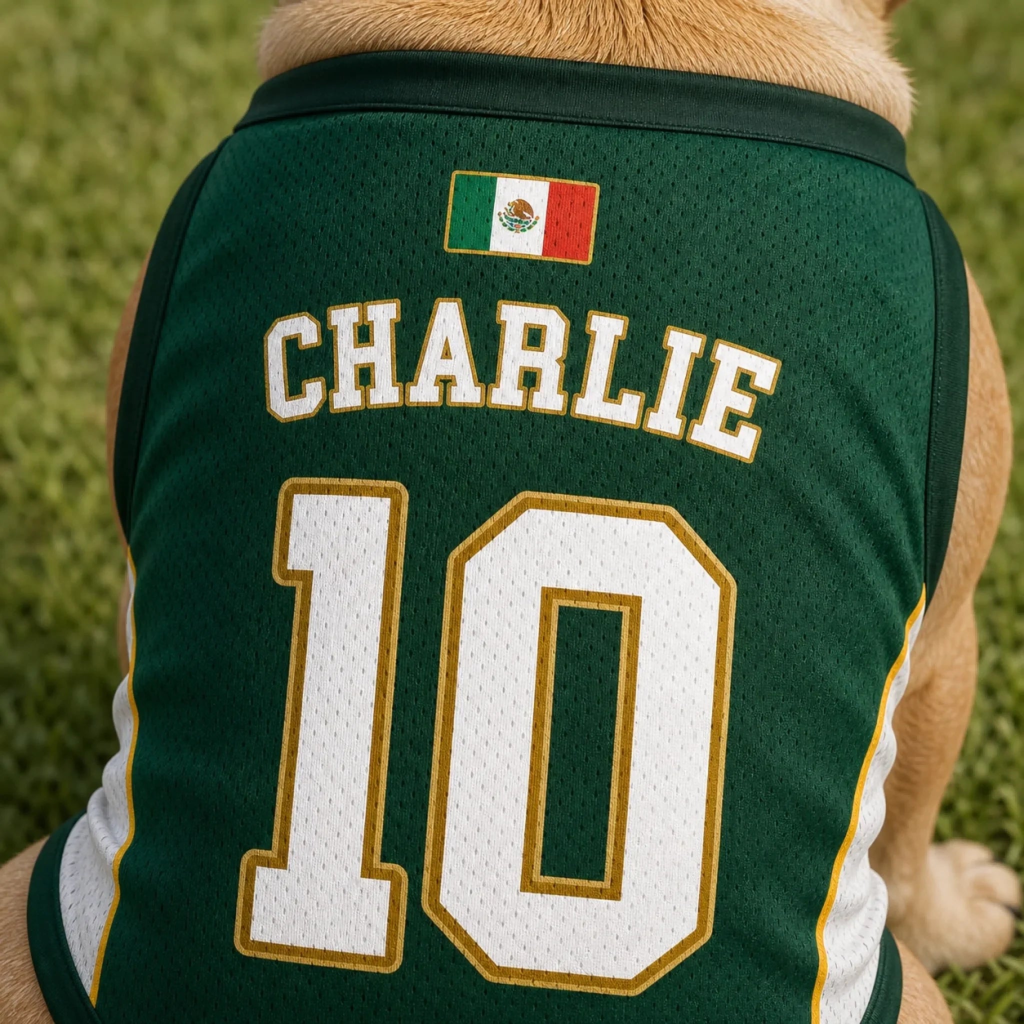 Custom Mexico World Football Pet Jersey - Personalized Birthday Gifts For Football Dog Cat Lovers, Dog Dad And Mom, Cat Owners - Mexico’s Number One Furry Fan