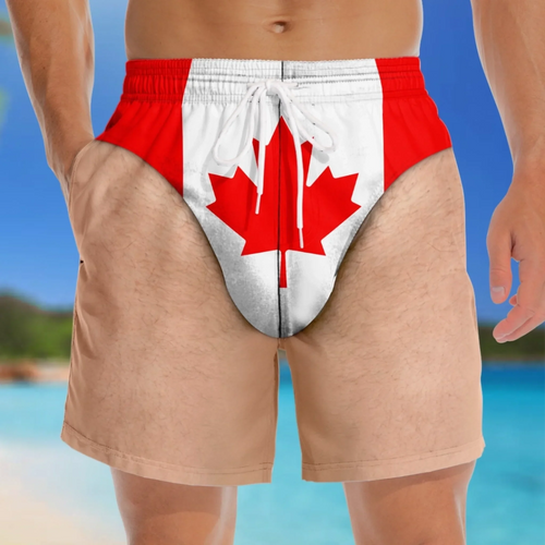 Custom Funny Men Swim Trunks - Personalized Summer Vacation And Travel Gifts For Men - Hello Summer Fun