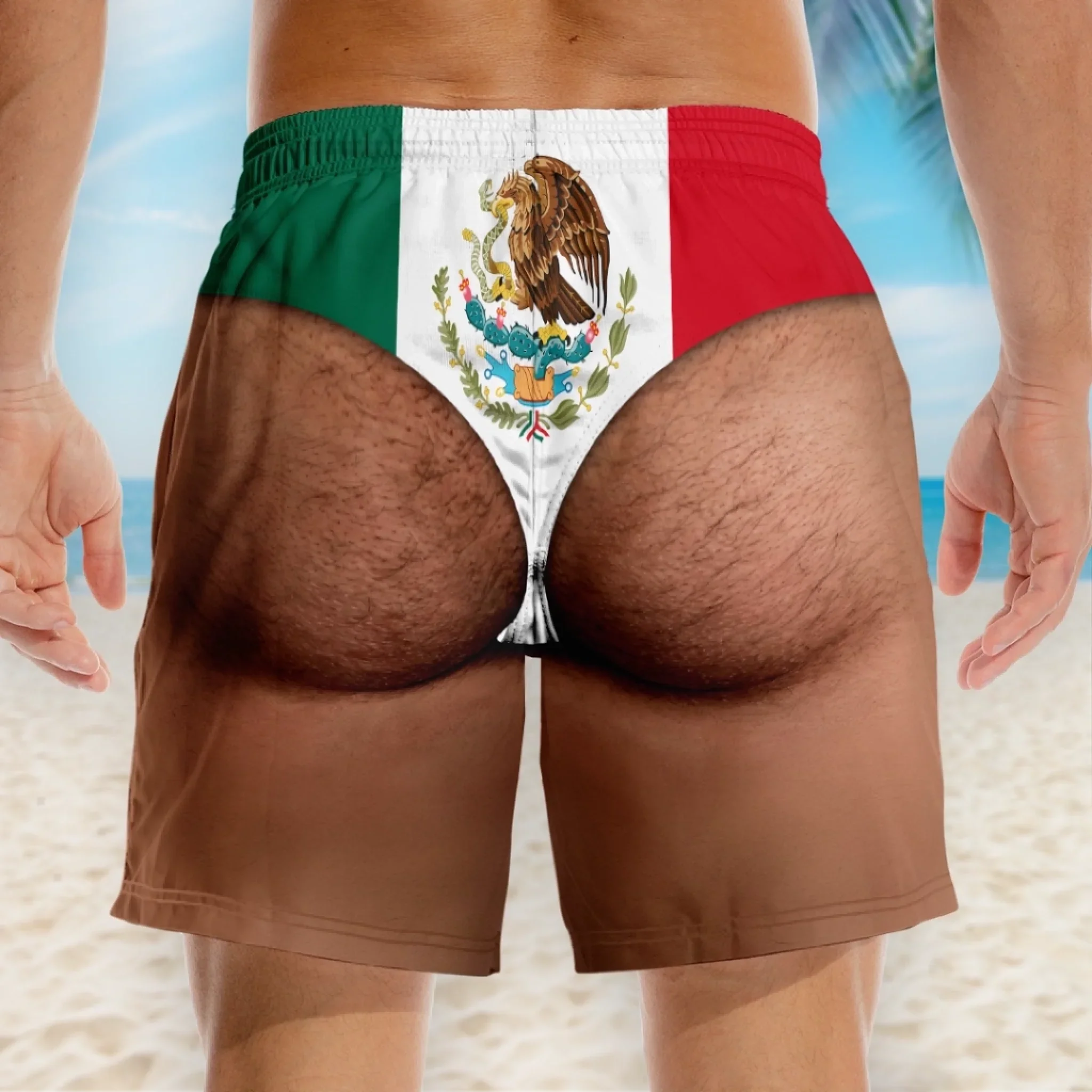Custom Funny Men Swim Trunks - Personalized Summer Vacation And Travel Gifts For Men - Chasing Sunny Days