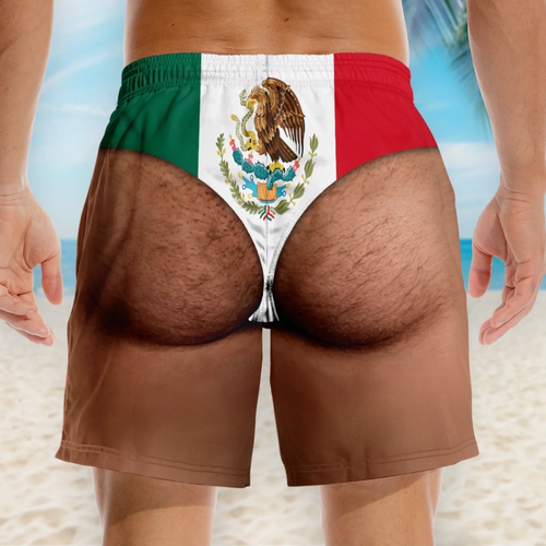 Custom Funny Men Swim Trunks - Personalized Summer Vacation And Travel Gifts For Men - Chasing Sunny Days