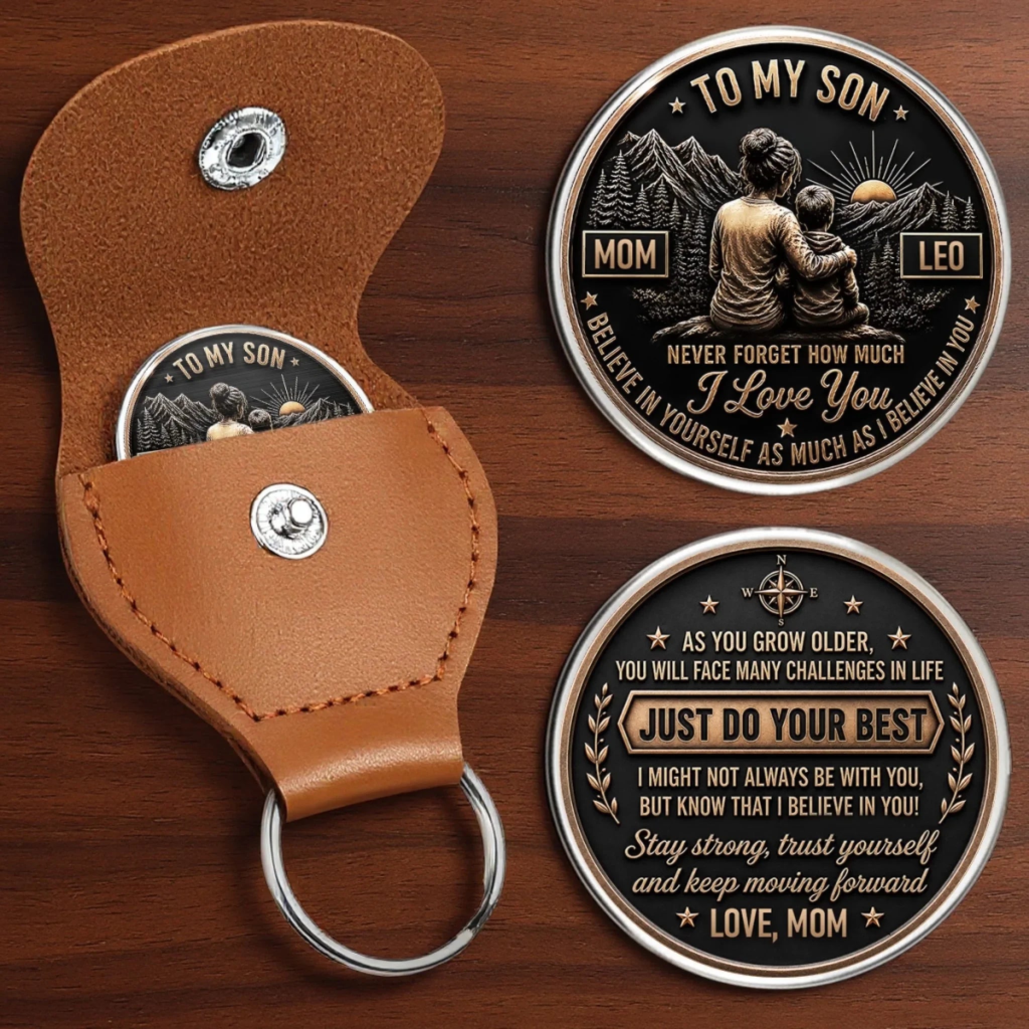 Custom Pocket Hug - Personalized Birthday Gifts For Son - Dream Big Always