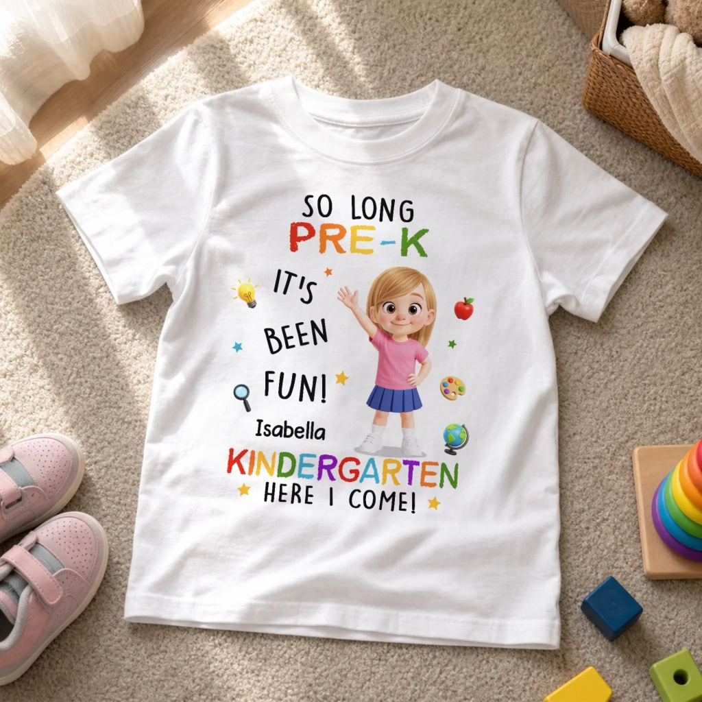 Custom Youth T-shirt - Personalized Back To School Gifts For Kids - Learning Is Fun