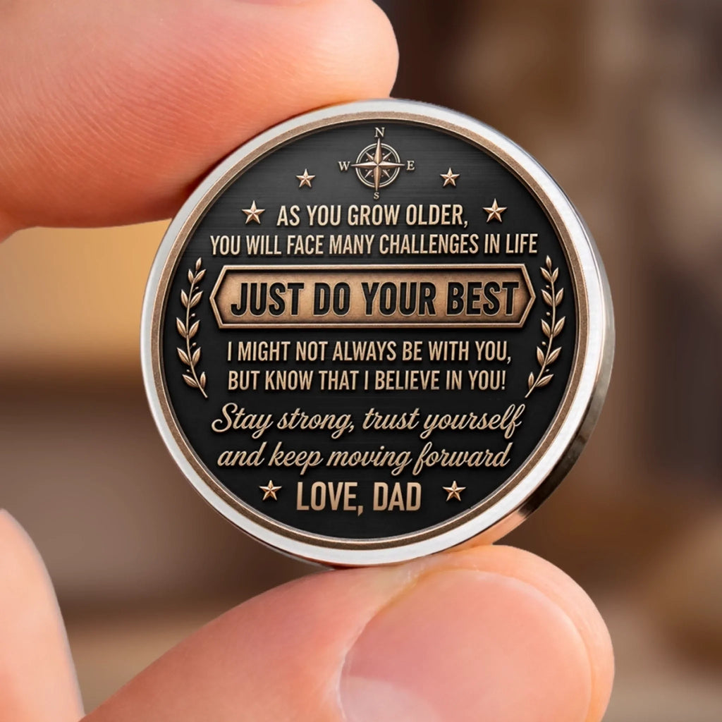 Custom Pocket Hug - Personalized Birthday Gifts For Daughter - Keep Moving Forward