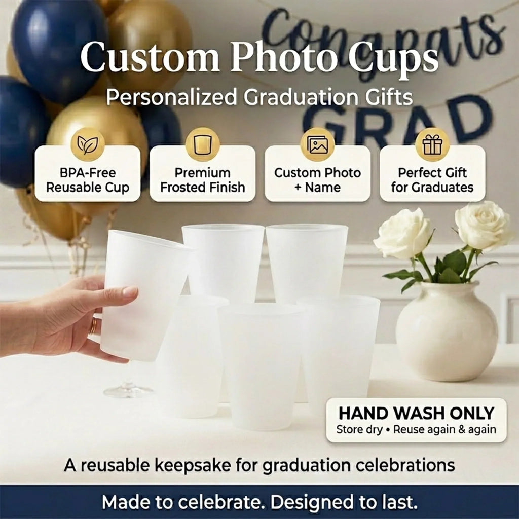 Custom BBQ Party Cups - Personalized Grilling Gifts For Men, BBQ Lovers - Welcome To Our Pool & Patio