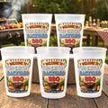 Custom BBQ Party Cups - Personalized Grilling Gifts For Men, BBQ Lovers - Welcome To Our Pool & Patio