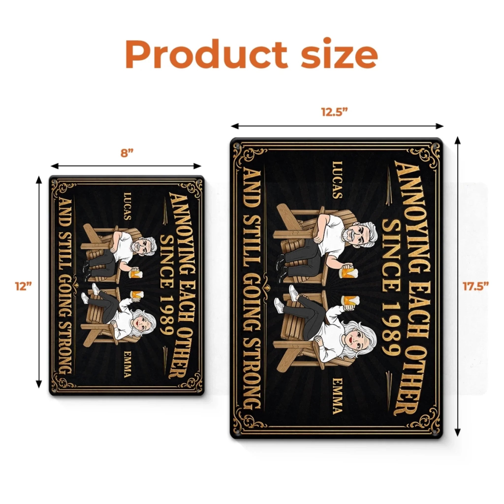 Custom Home Decor Metal Sign - Personalized  Anniversary Wedding Gifts For Husband And Wife, Him And Her - Annoying You Is My Hobby