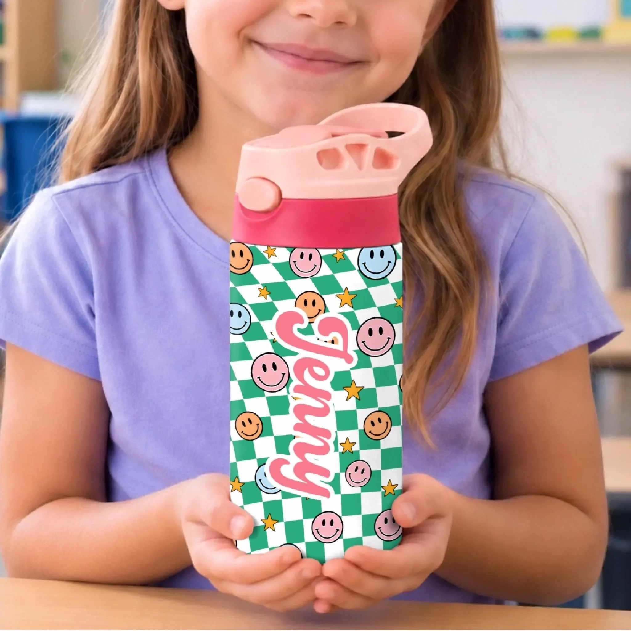 Custom Kids Insulated Water Bottle - Personalized Back To School Gifts For Kids - You Can Do Amazing Things