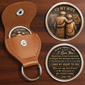 Custom Pocket Hug - Personalized Anniversary Wedding Gifts For Husband And Wife, Him And Her - Holding Onto Forever With You