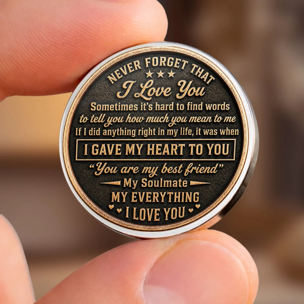 Custom Pocket Hug - Personalized Anniversary Wedding Gifts For Husband And Wife, Him And Her - Holding Onto Forever With You