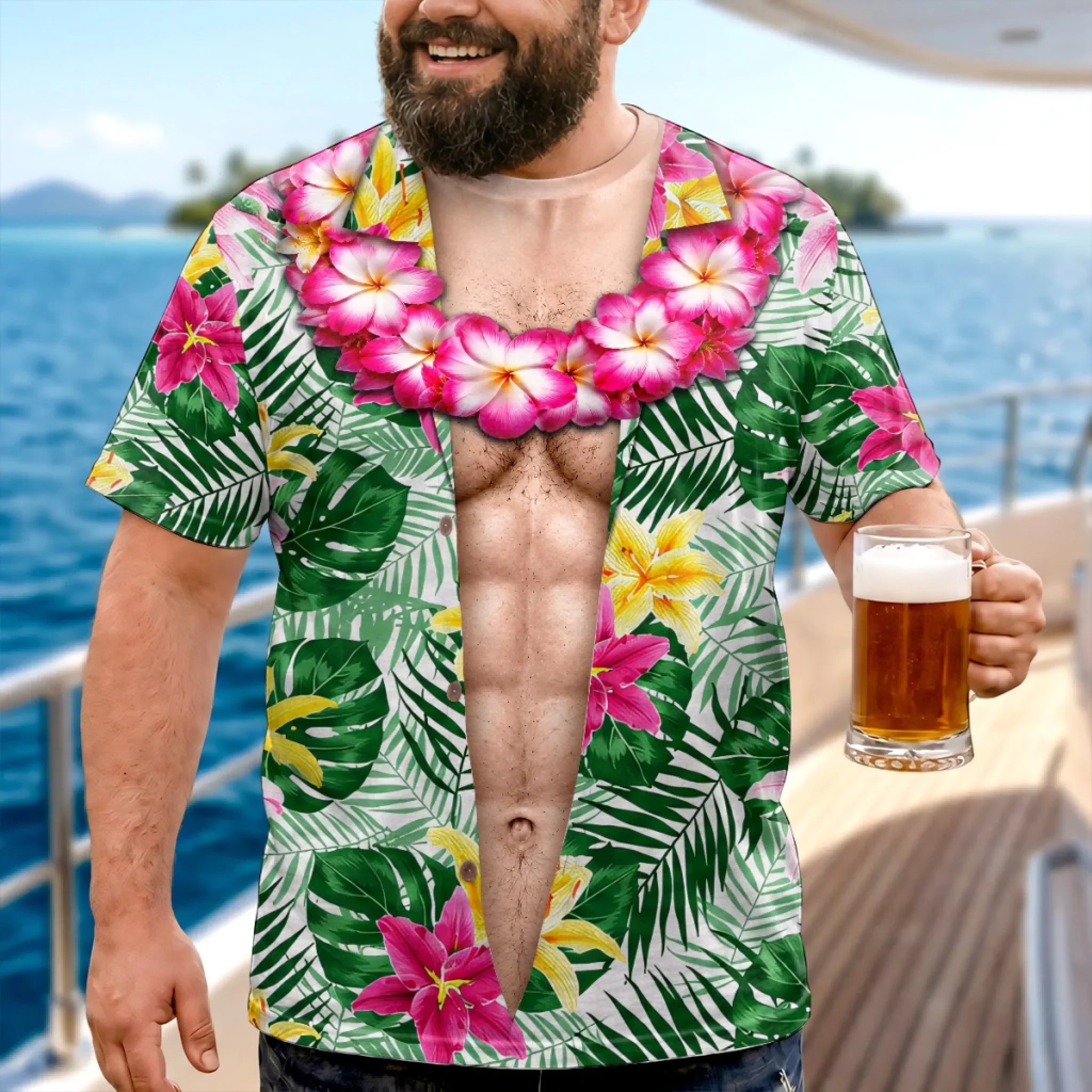 Custom Funny T-shirt - Personalized Birthday Gifts For Men - Beach Body Energy