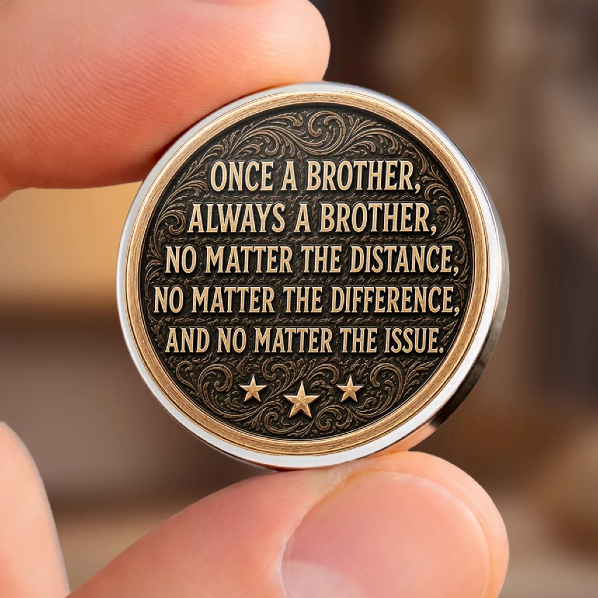 Custom Pocket Hug - Personalized Birthday Gifts For Brother - Always Got Your Back, Bro