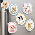 Custom Photo Acrylic Fridge Magnet - Personalized Birthday Gifts For Dog Cat Lovers, Dog Dad And Mom, Cat Owners - Paws Make It Better