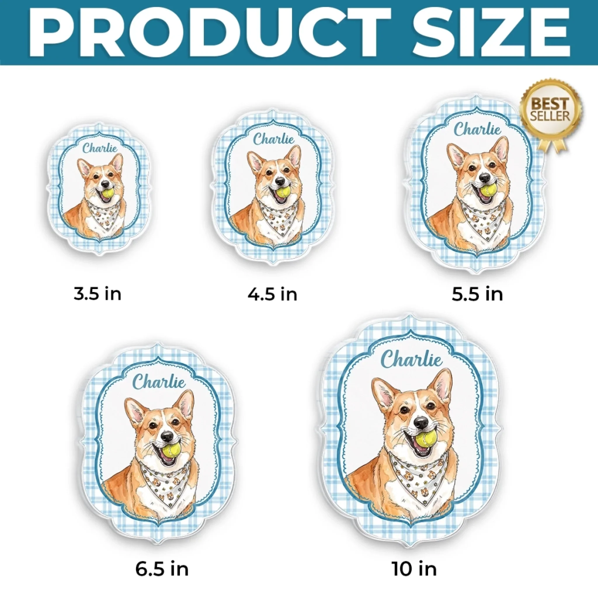 Custom Photo Acrylic Fridge Magnet - Personalized Birthday Gifts For Dog Cat Lovers, Dog Dad And Mom, Cat Owners - Paws Make It Better