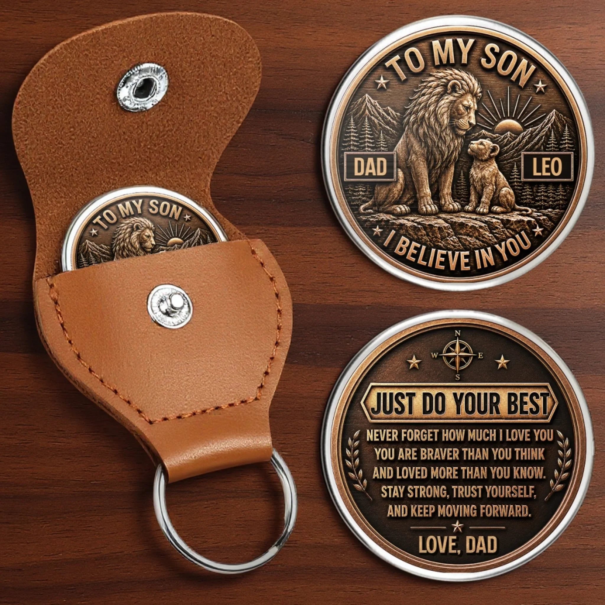 Custom Pocket Hug - Personalized Birthday Gifts For Son - Trust Your Own Journey