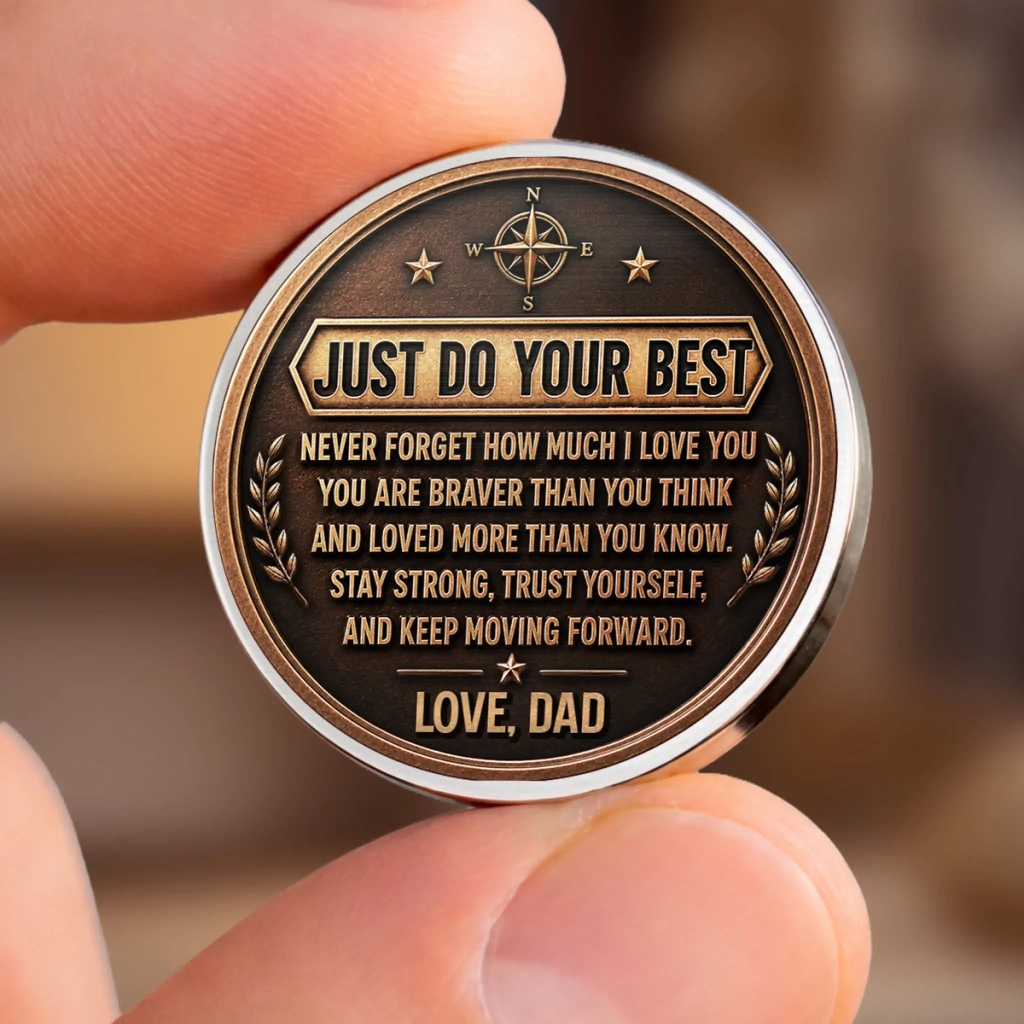 Custom Pocket Hug - Personalized Birthday Gifts For Son - Trust Your Own Journey