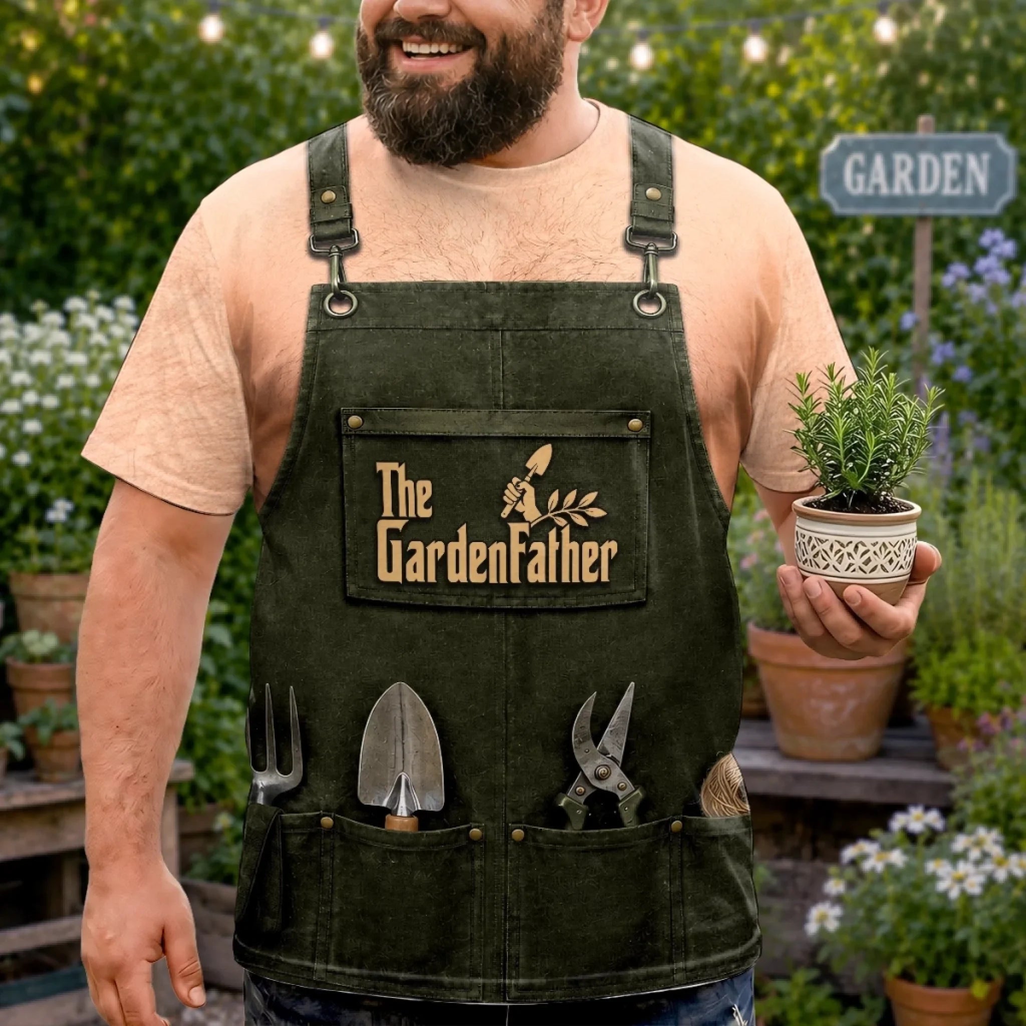 Custom Funny T-shirt - Personalized Birthday Garden Gifts For Gardeners, Husband, Son, Grandson, Yourself - Garden Life