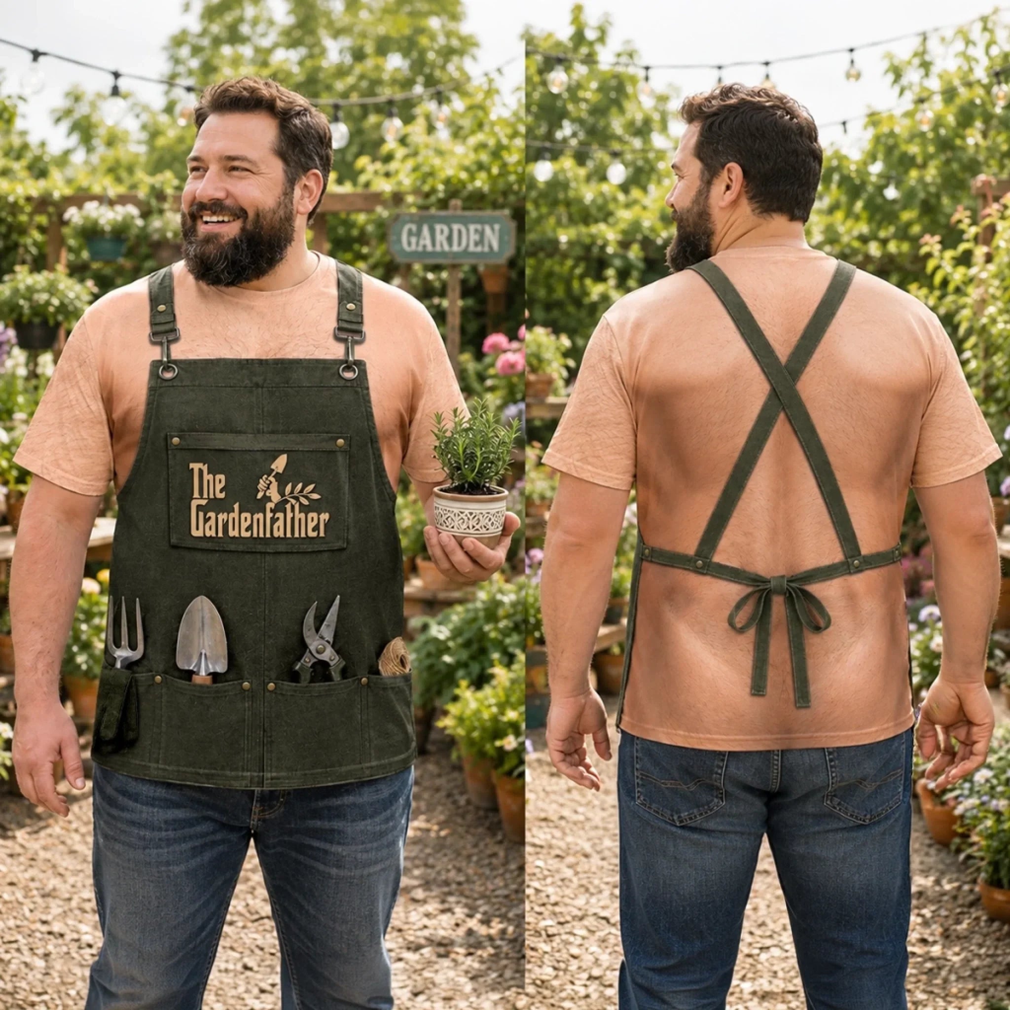 Custom Funny T-shirt - Personalized Birthday Garden Gifts For Gardeners, Husband, Son, Grandson, Yourself - Garden Life