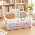 Custom Storage Basket - Personalized Birthday Gifts For Besties, Sisters, BFF, Family, Yourself - Just Being Me