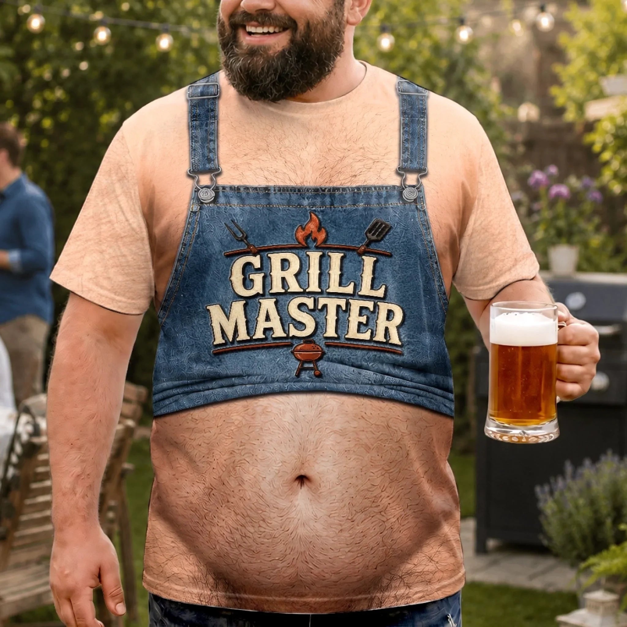 Custom Funny T-shirt - Personalized Grilling Gifts For BBQ Lovers, Husband, Son, Grandson, Yourself - Grill Master