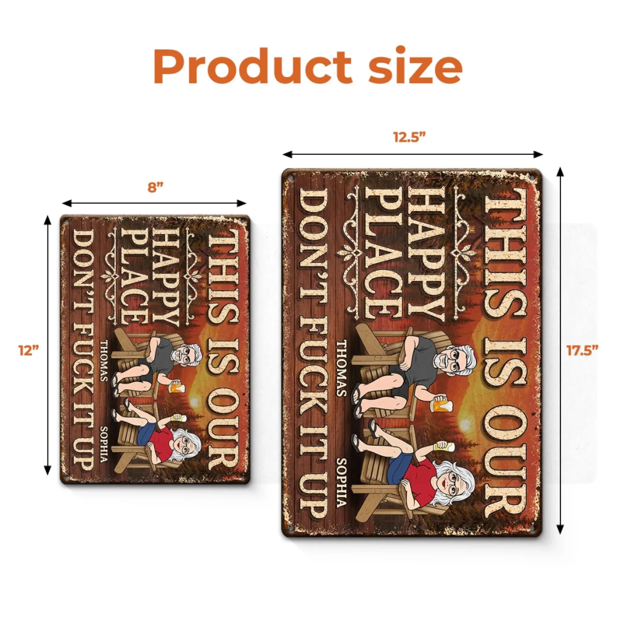 Custom Home Decor Metal Sign - Personalized Summer Vacation And Travel Gifts For Husband And Wife, Him And Her - Backyard Beer Therapy Ongoing