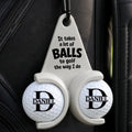 Custom Golf Ball Holder - Personalized Birthday Gifts For Golf Lovers, Sports Fans, Sports Lovers - Life Is Better On The Green