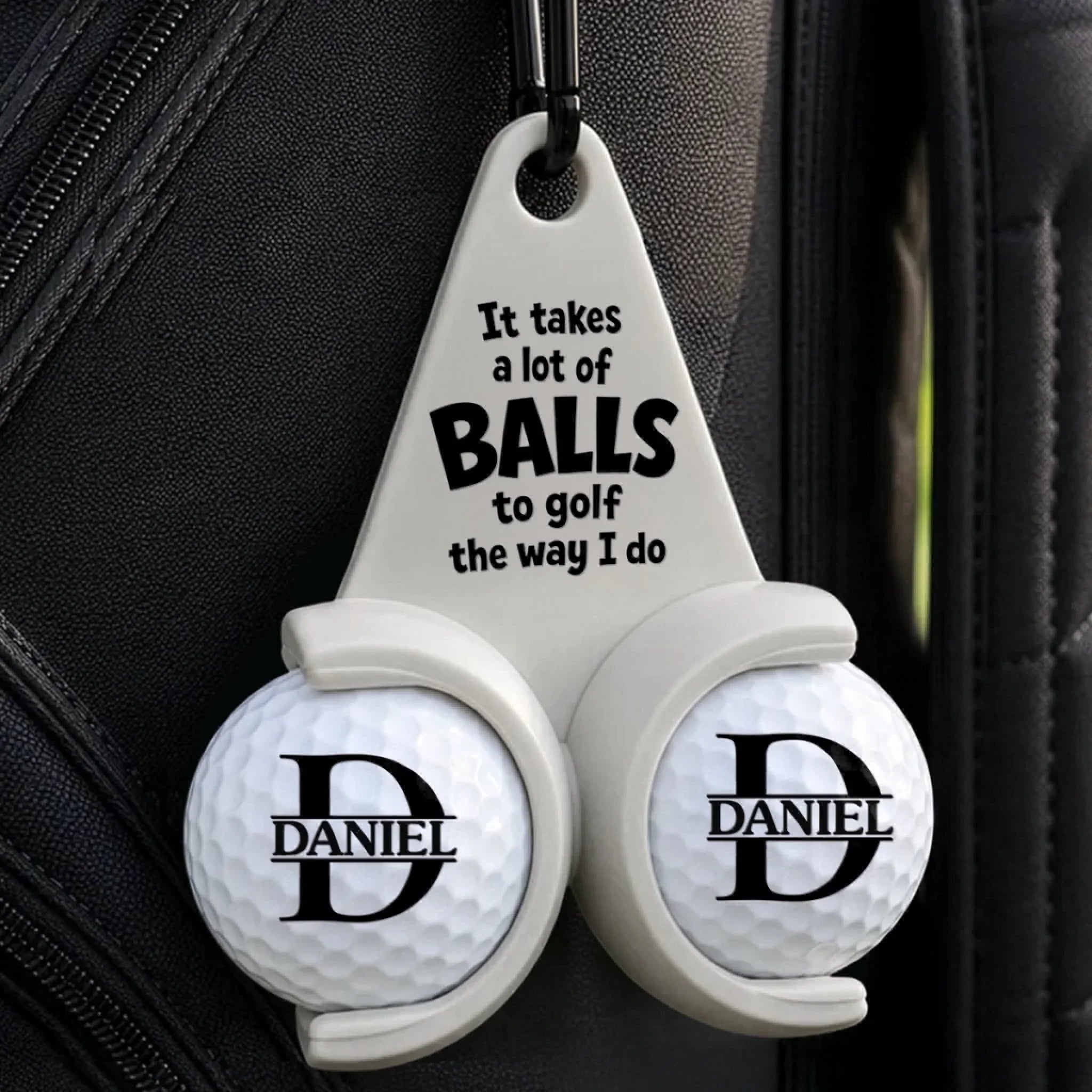Custom Golf Ball Holder - Personalized Birthday Gifts For Golf Lovers, Sports Fans, Sports Lovers - Life Is Better On The Green