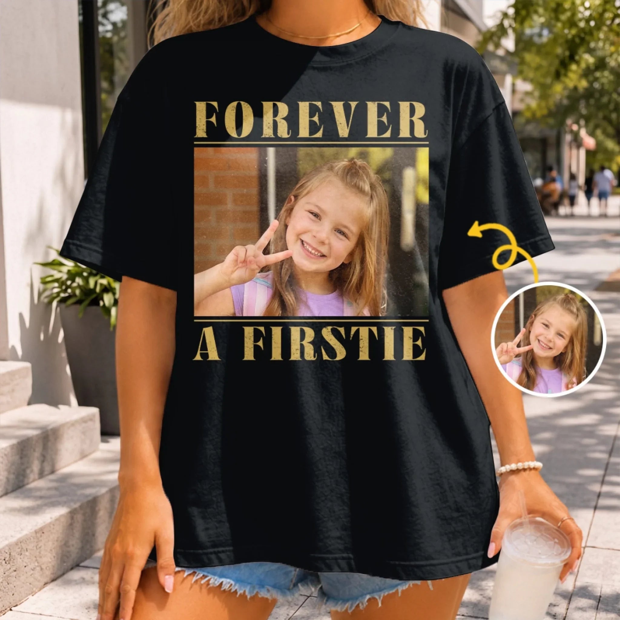 Custom Photo Comfort Colors Shirt - Personalized Teacher Appreciation, Back To School Gifts For Teachers - Freezing This Sweet Moment Forever