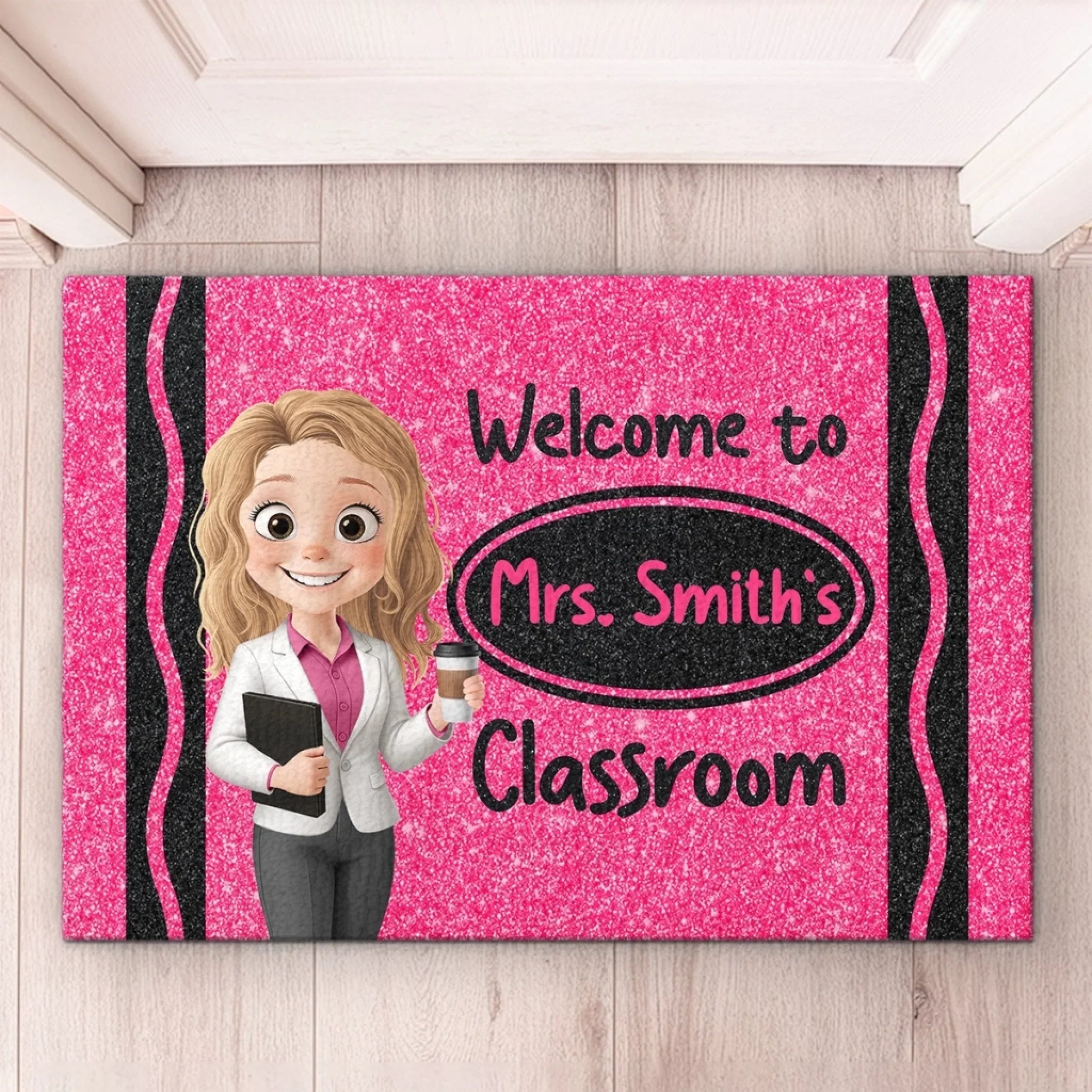 Custom Classroom Decor Decorative Mat - Personalized Back To School Gifts For Teachers - Ready To Inspire