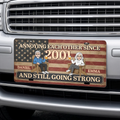 Custom License Plate - Personalized Anniversary Wedding Gifts For Husband And Wife, Him And Her - Still Crazy in Love