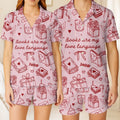 Custom Short Pajama Set - Personalized  Bookish Gifts For Book Lovers, Bookworms, Readers - Just Me and My Book