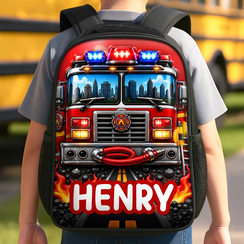 Custom Kids Front Printed Backpack - Personalized Back To School Gifts For Kids - Ready To Roll