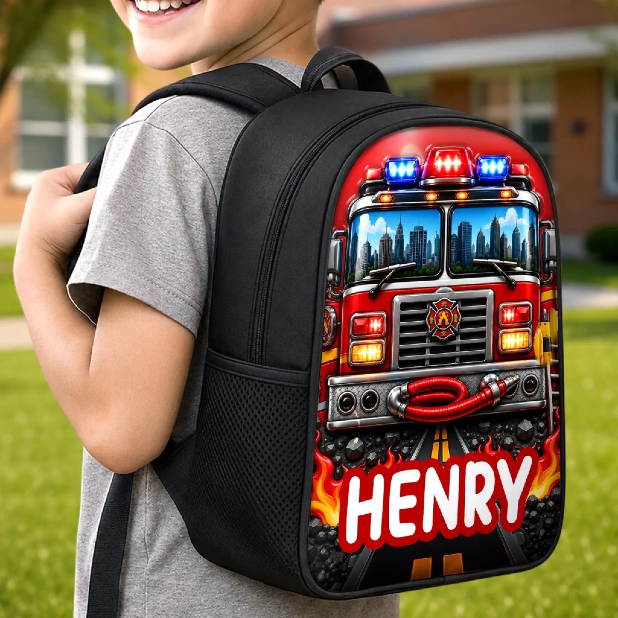 Custom Kids Front Printed Backpack - Personalized Back To School Gifts For Kids - Ready To Roll