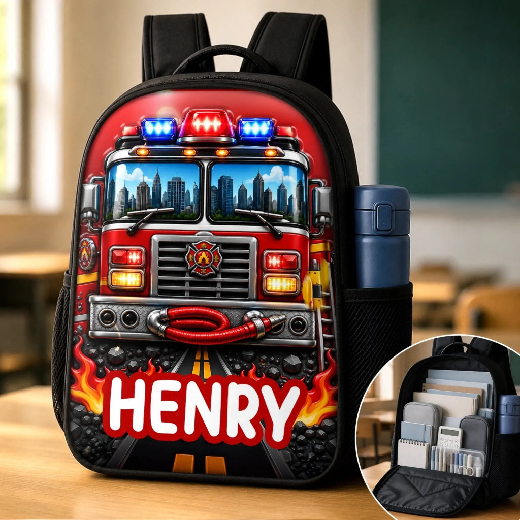 Custom Kids Front Printed Backpack - Personalized Back To School Gifts For Kids - Ready To Roll