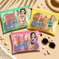 Custom Sandproof Mesh Beach Pouch - Personalized Summer Vacation And Travel Gifts For Women, Besties, Sisters, BFF - Beach Days & Sunny Rays
