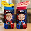 Custom Kids Insulated Water Bottle - Personalized Back To School Gifts For Kids - School Adventure Begins