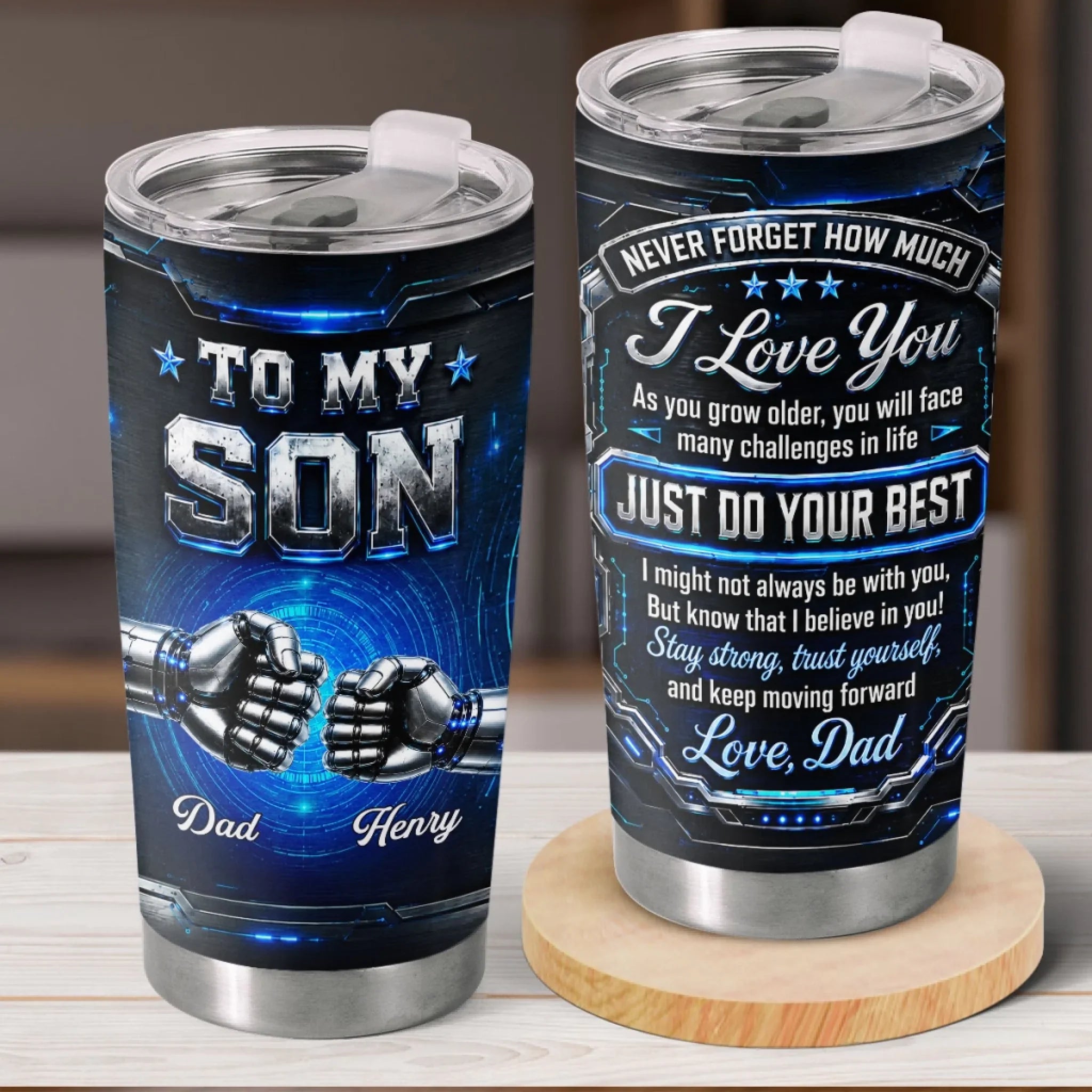 Custom Tumbler - Personalized Birthday Gifts For Son - My Greatest Pride