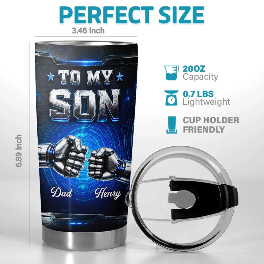 Custom Tumbler - Personalized Birthday Gifts For Son - My Greatest Pride