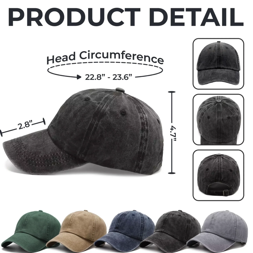 Custom Mechanic Cap -  Personalized Birthday Gifts For Husband, Son, Grandson, Yourself - Built By Hand