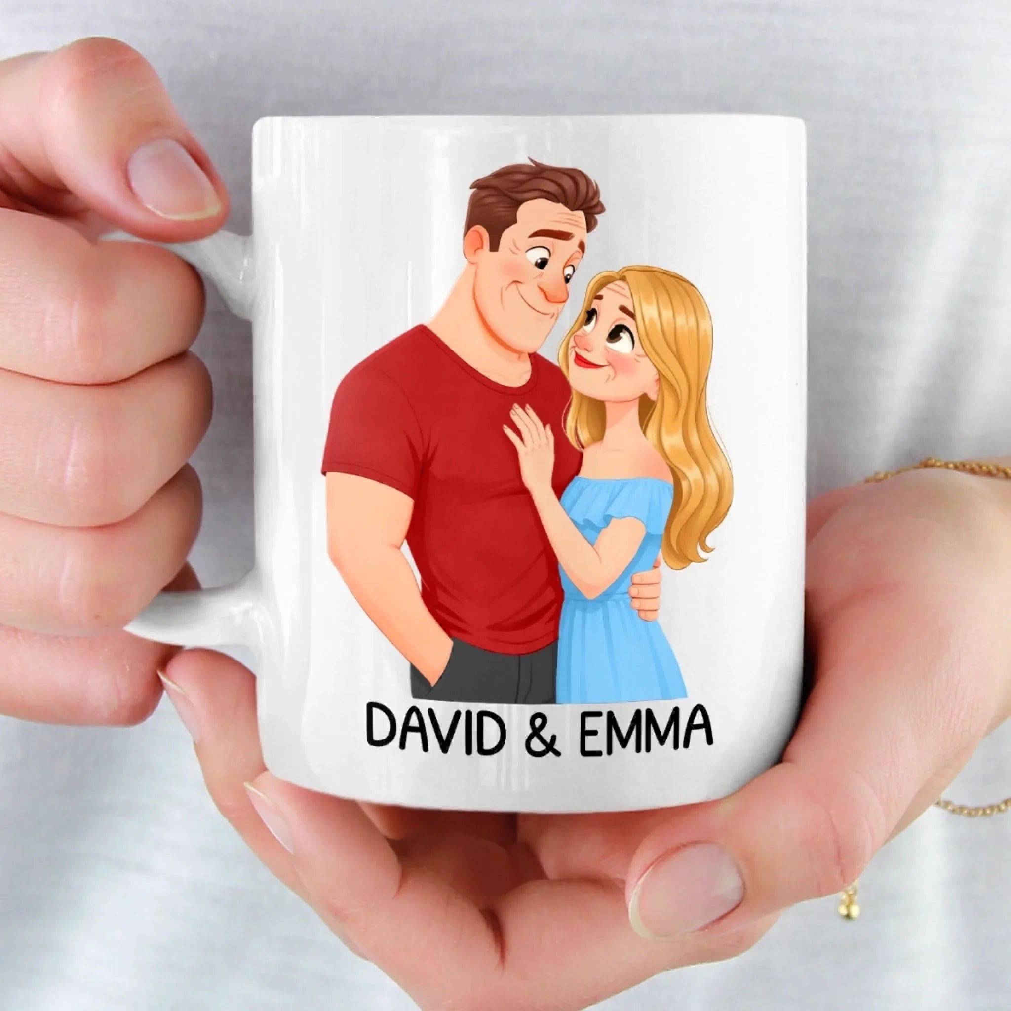 Custom Mug - Personalized Anniversary Wedding Gifts For Husband And Wife, Him And Her - No Returns, All Yours Forever