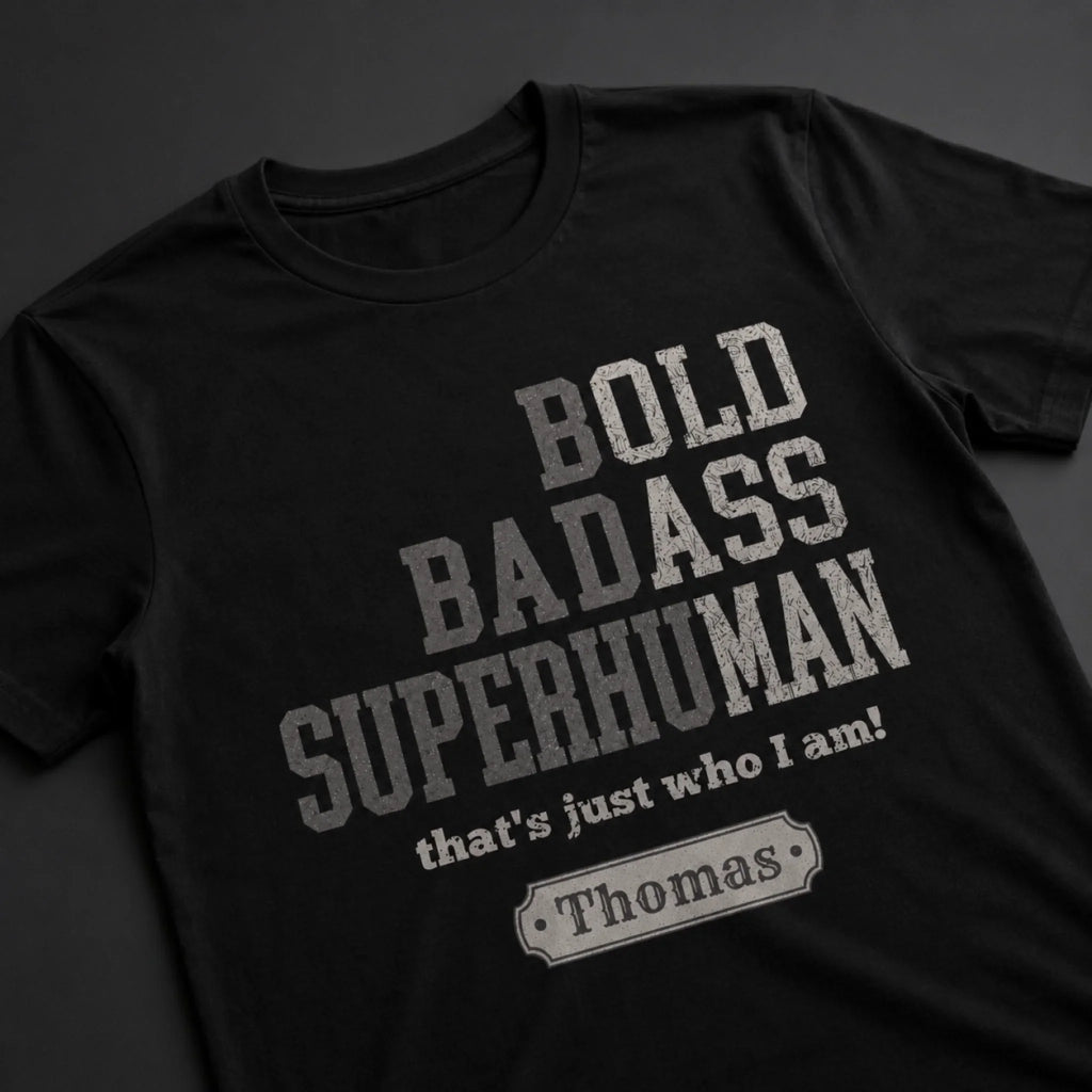 Custom Unisex T-shirt, Premium T-shirt, Hoodie - Personalized Funny Gifts For Him, Dad, Grandpa, Husband - Badass By Choice