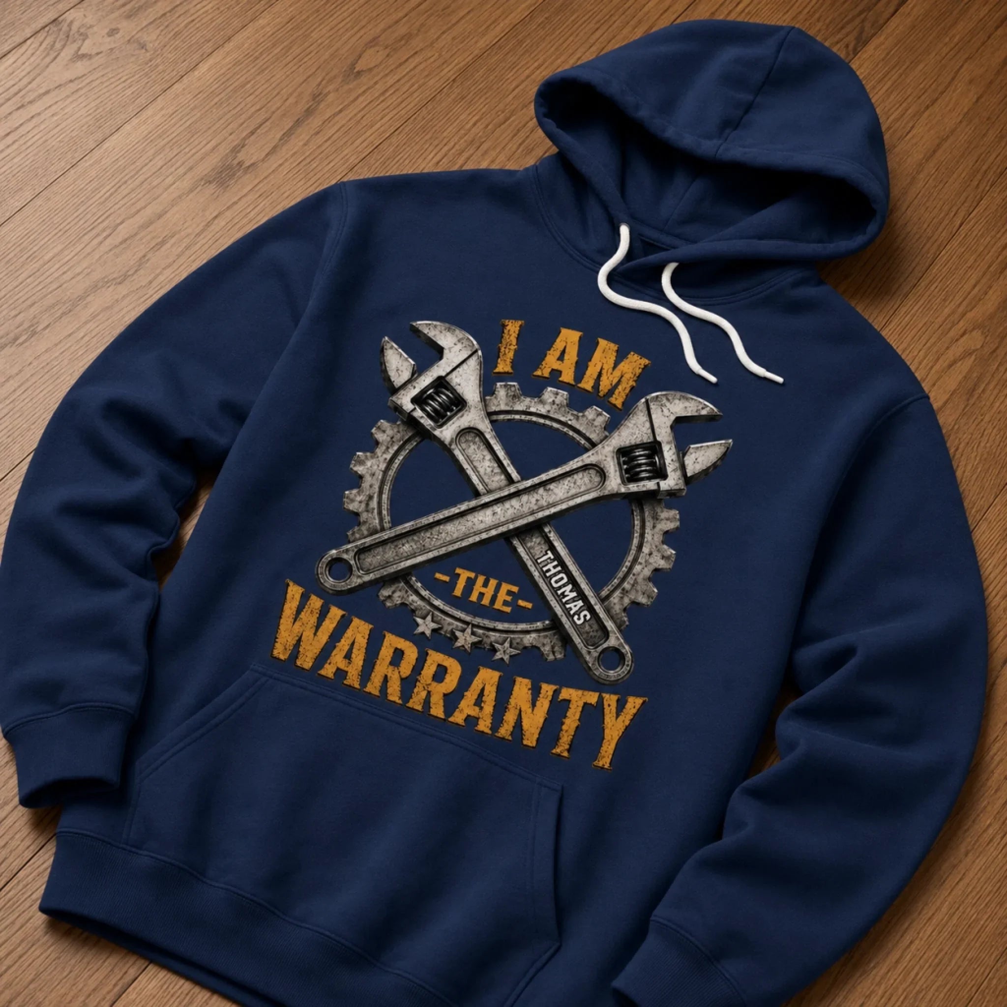Custom Unisex T-shirt, Premium T-shirt, Hoodie - Personalized Birthday Gifts For Dad, Grandpa - I'm The Warranty